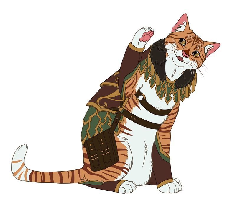 Ser pounce a lot from the dragon age series 