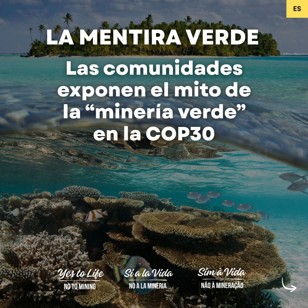 La Mentira Verde: Comunidades Exponen el Mito de la “Minería Verde” en la COP30.

Logo de Sí a la Vida No a la Minería