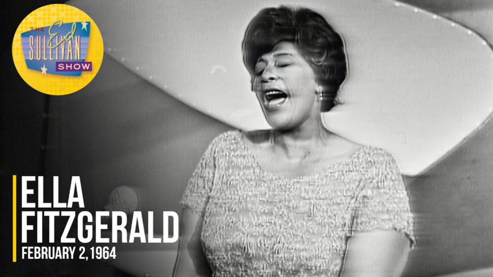 Ella Fitzgerald "Them There Eyes" on The Ed Sullivan Show