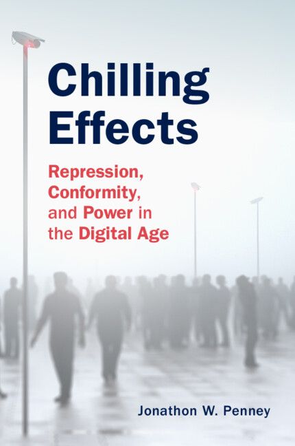 Cover of Chilling Effects featuring people walking amidst security cameras
