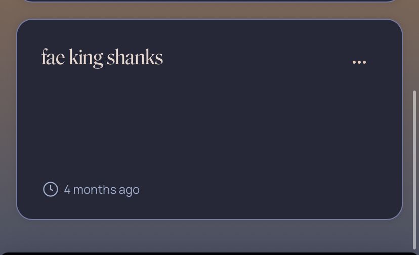 file from four months ago titled fae king shanks 