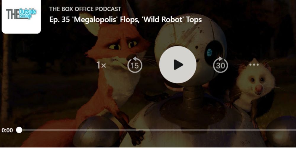 Ep. 35 'Megalopolis' Flops While 'The Wild Robot' Tops