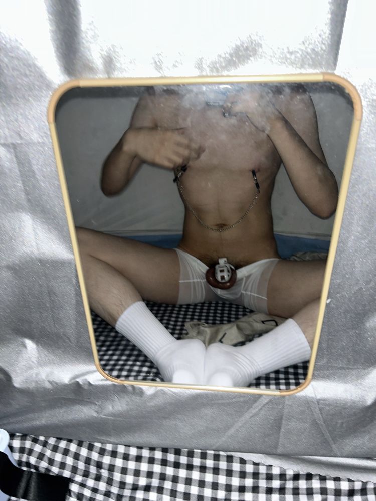 骚狗对镜自拍