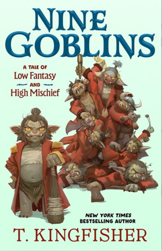 Book cover for Nine Goblins