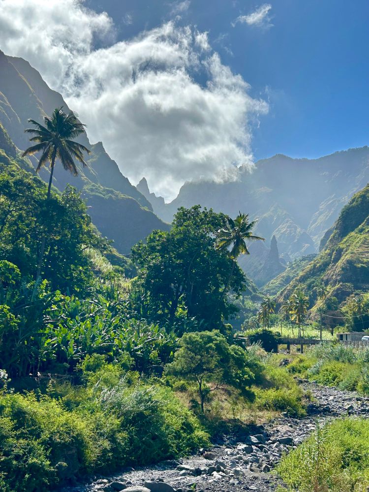 Prachtig groen landschap op Santo Antão 