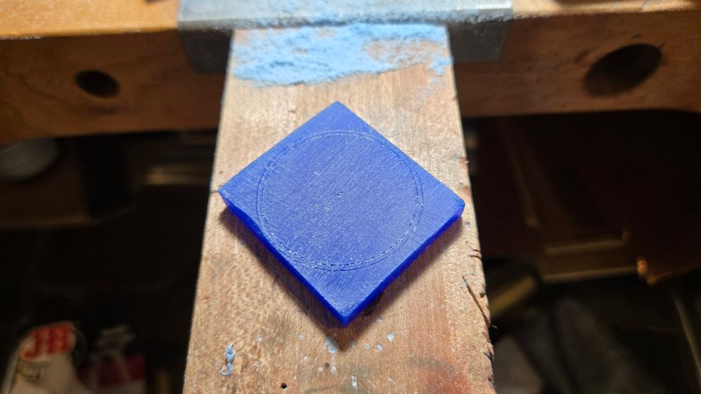 Rough wax square