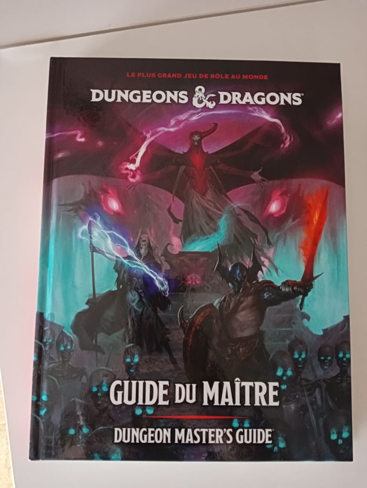 Le livre de regles Donjons & dragons "Guide du maître" édition 2024