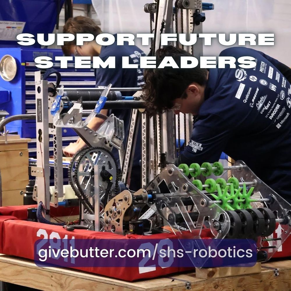 Students work on a competitive robot