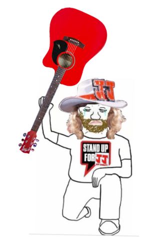 "Stand up for Jeff Jarrett" meme illustration