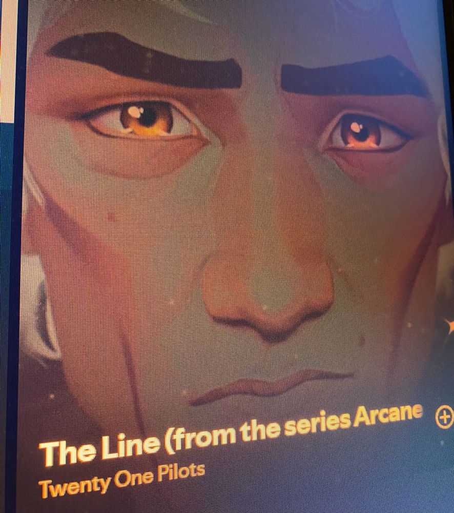 Screenshot of Viktor from Arcane as artwork for the song The Line by Twenty One Pilots