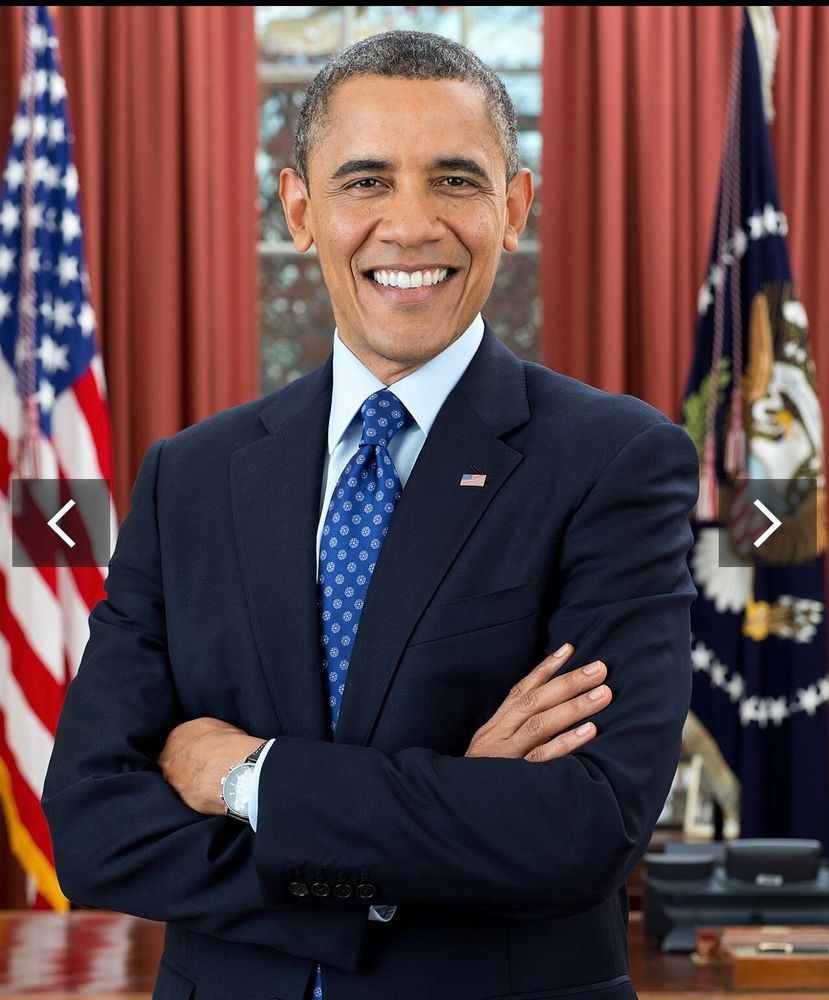 Portrait of President Barack Obama