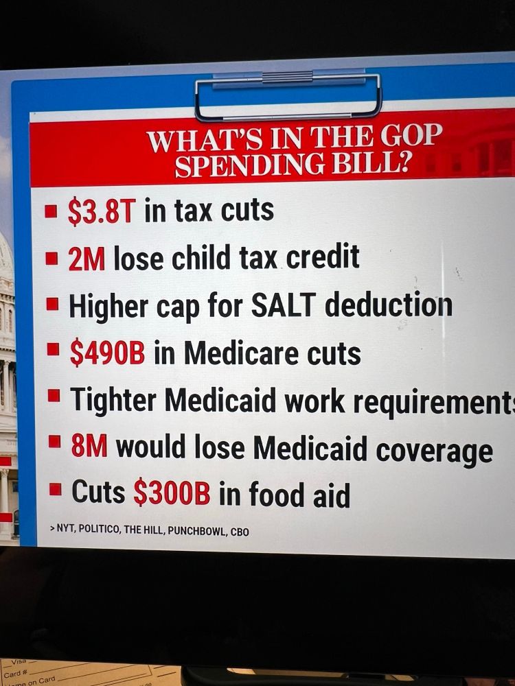 What's in the GOP mega spending bill or Big Beautiful Bill? Starvation, murder, and giving money to the rich. 