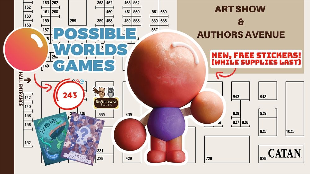 Possible Worlds Games: GenCon Booth #243