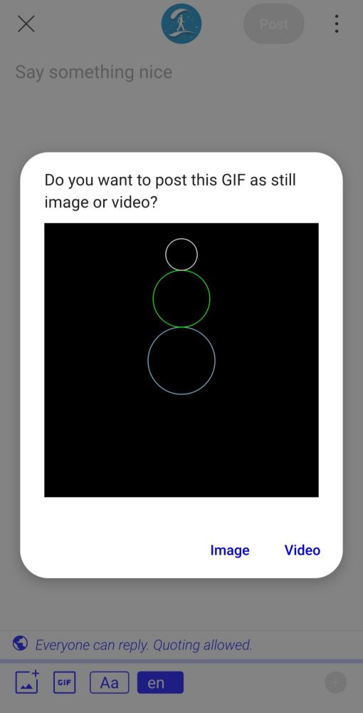 Convert to inage or video?