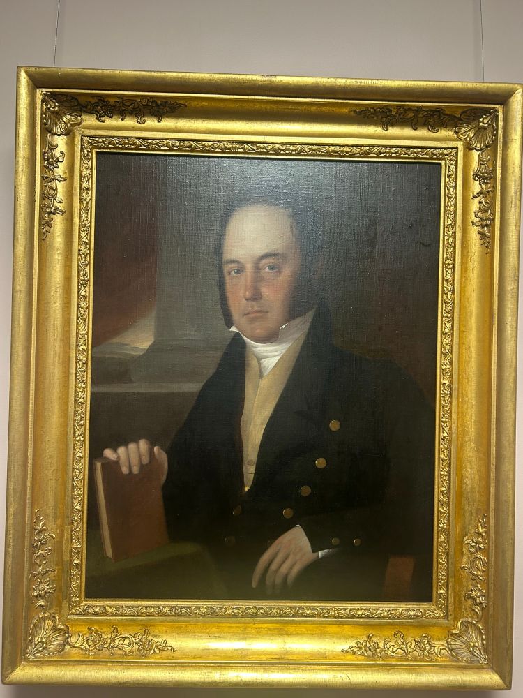 Major Frederick Goulburn has an enormous forehead