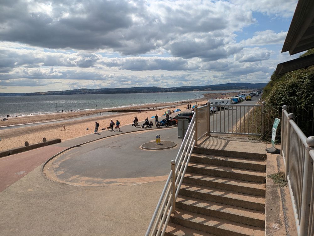 Exmouth sea front from Bumble and Sea