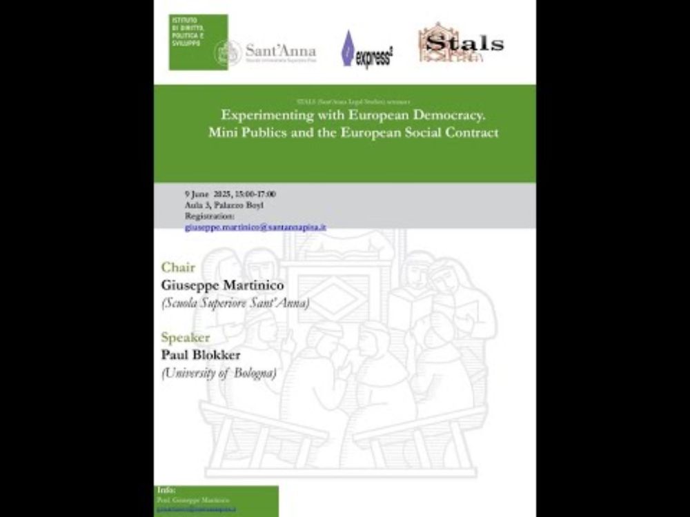 Experimenting with European Democracy  Mini Publics and the European Social Contract