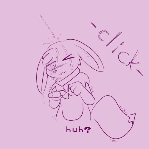 a mysterious liquid (pee) pours down on eevee from off screen as it twitches, an embarrassed but enduring expression on its face as the liquid (it's pee) cascades down its ears and chin. (eevee is getting peed on). a clicking sound can be heard. text on the screen reads 'huh?'