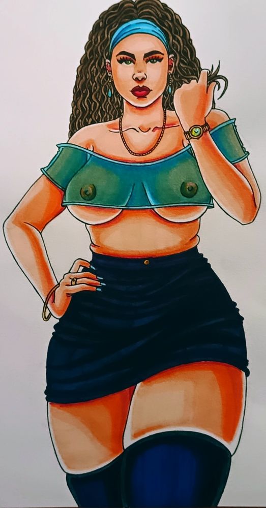 Sexy girl💪

#draw #drawing #art #artwork #sexy #girl #curvy