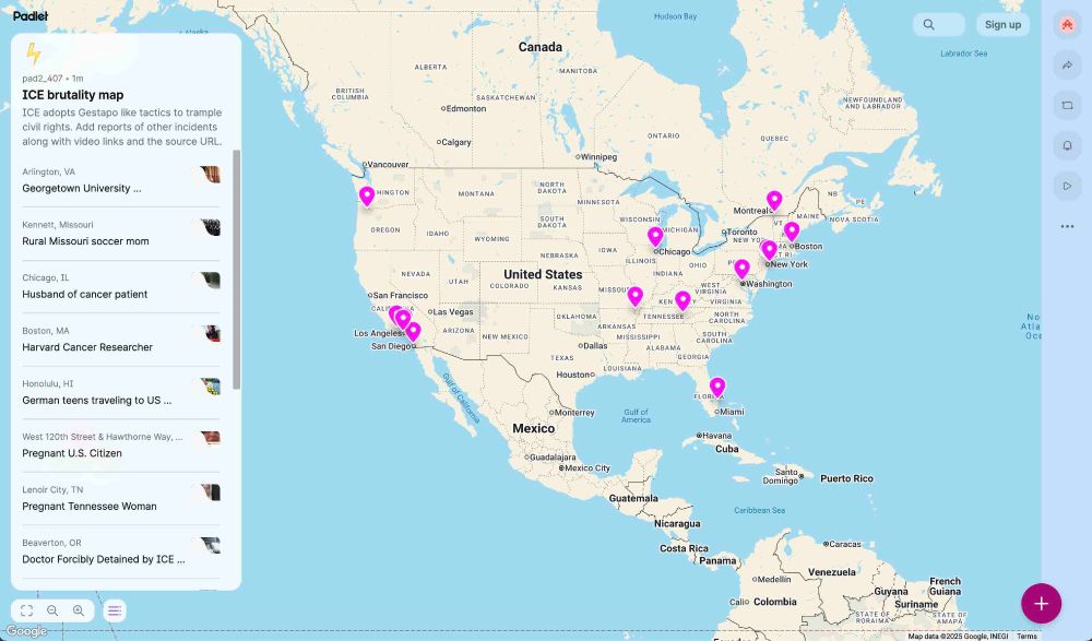 Share incidents of ICE brutality with this crowdsourced map