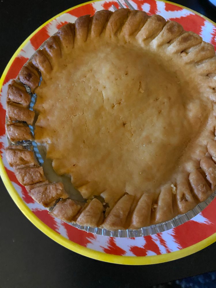 Picture of a delicious Marie calendar chicken pot pie 