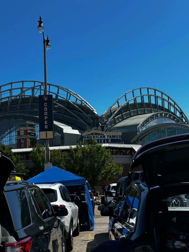 Tailgating before Brewer game