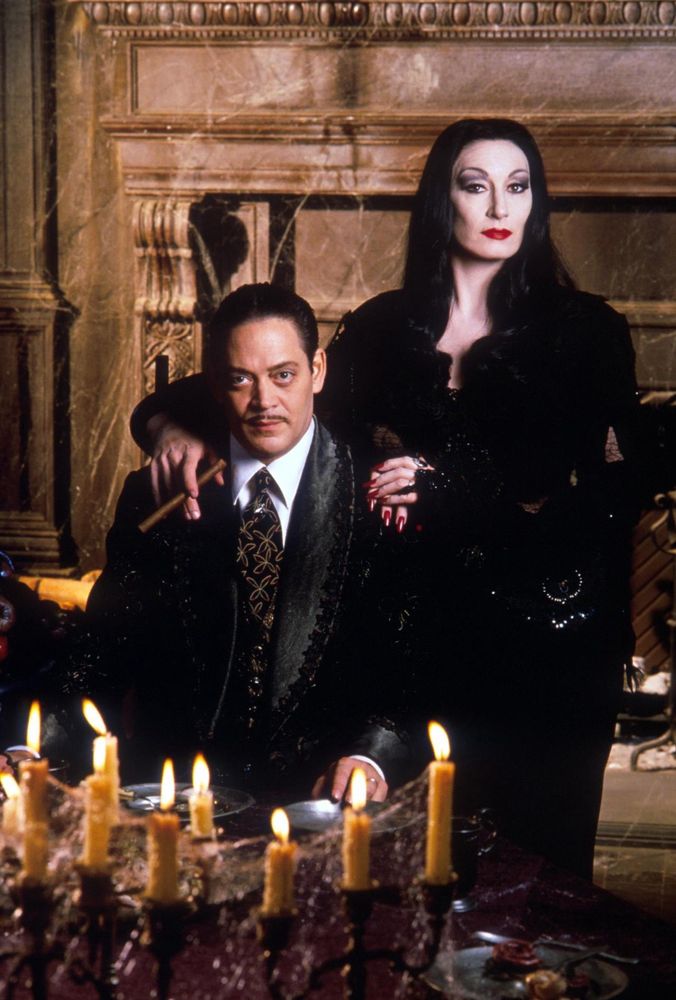 Gomez and Morticia Addams 