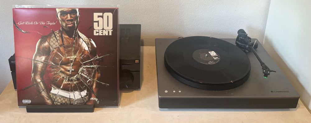 50 Cent
Get Rich or Die Tryin’
Reissue double LP and cover 