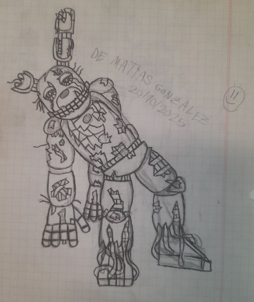 Art of springtrap from give nights at freddys