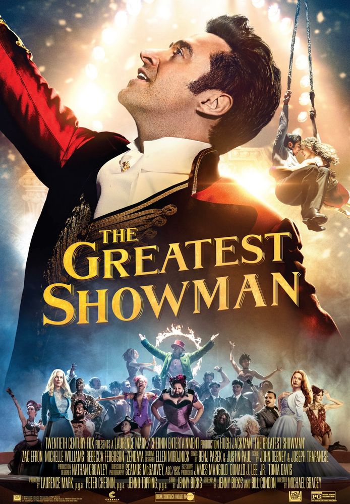 Greatest Showman movie poster 