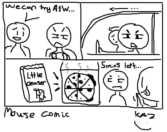 -we can try A&W

5 mins left…