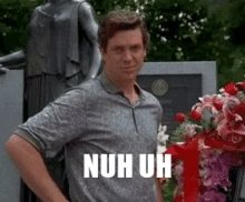 Shooter from Happy Gilmore saying "Nuh uh, I called it first"