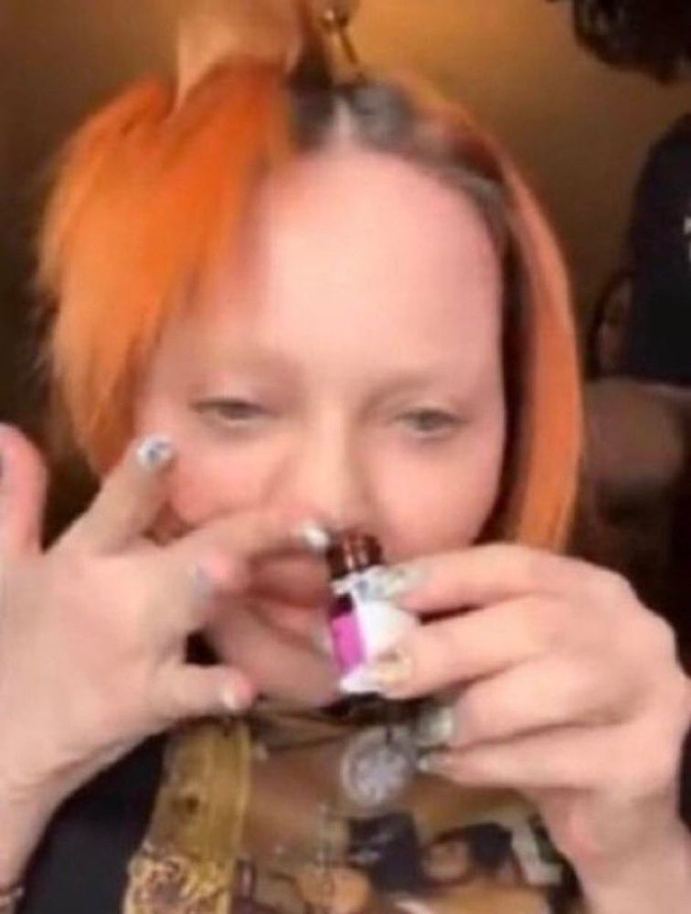 Madonna snorting amyl